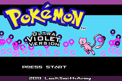 Pokemon Ultra Violet Title Screen